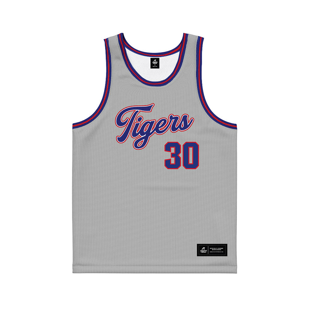 TN State - NCAA Men's Basketball : Aaron Nkrumah - Grey Basketball Jersey-0