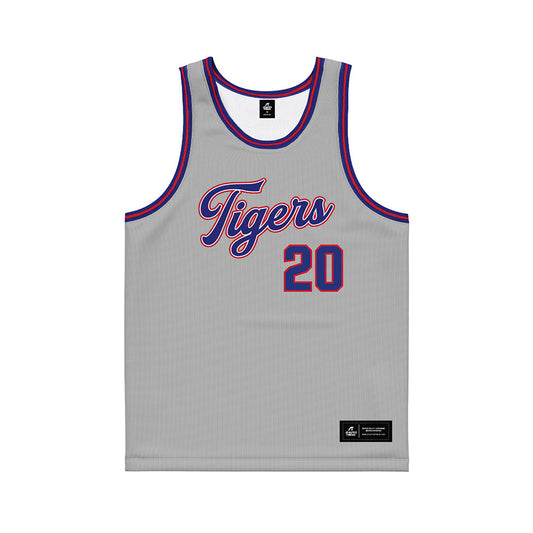 TN State - NCAA Men's Basketball : Jayden Jones - Grey Basketball Jersey-0