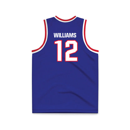 TN State - NCAA Men's Basketball : Carlous Williams - Blue Basketball Jersey-1