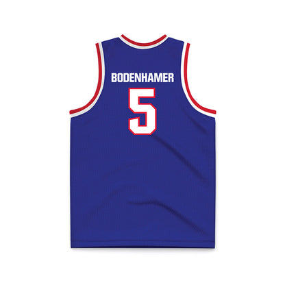 TN State - NCAA Men's Basketball : Maddux Bodenhamer - Blue Basketball Jersey-1
