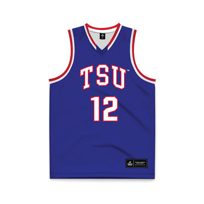 TN State - NCAA Men's Basketball : Carlous Williams - Blue Basketball Jersey-0