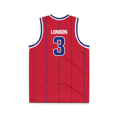 TN State - NCAA Men's Basketball : Khalil London - Red Basketball Jersey-1