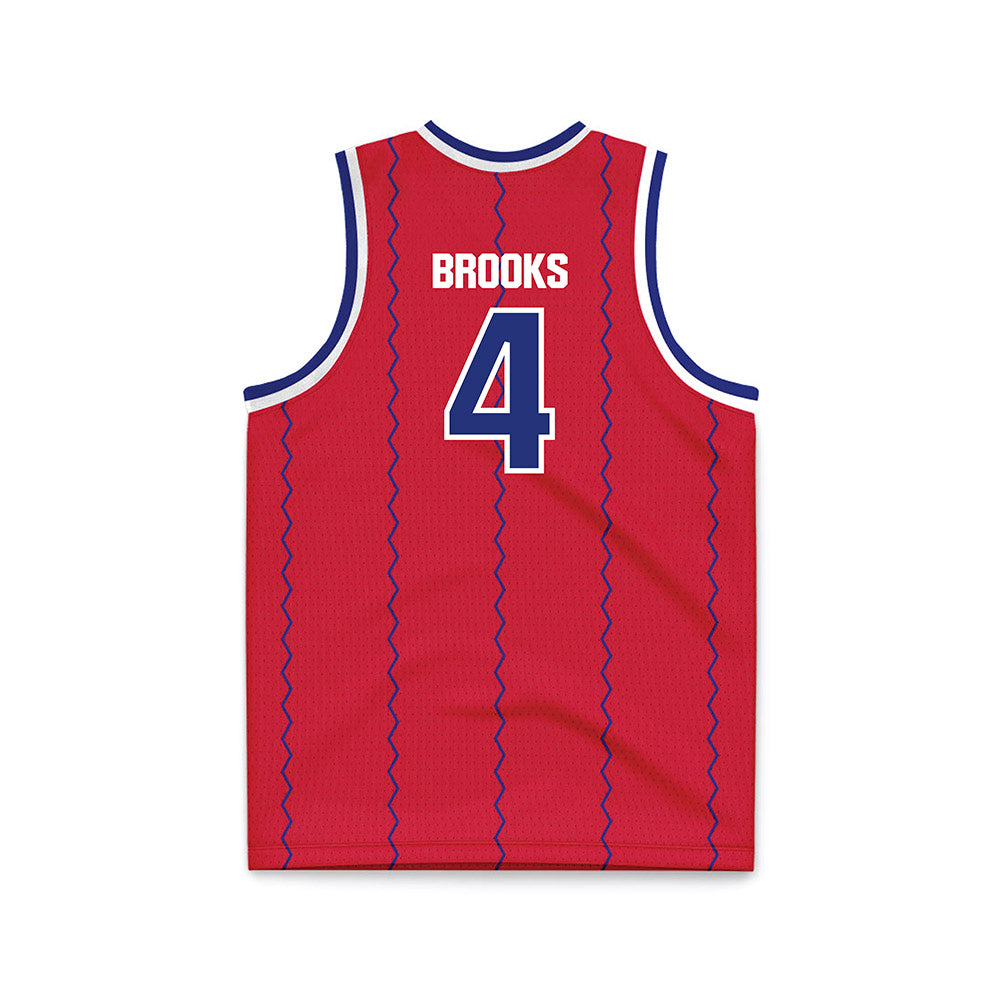 TN State - NCAA Men's Basketball : JC Brooks - Red Basketball Jersey-1