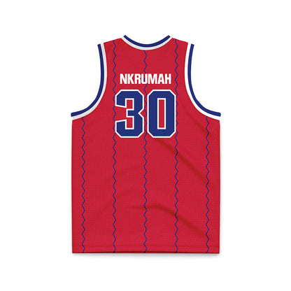 TN State - NCAA Men's Basketball : Aaron Nkrumah - Red Basketball Jersey-1