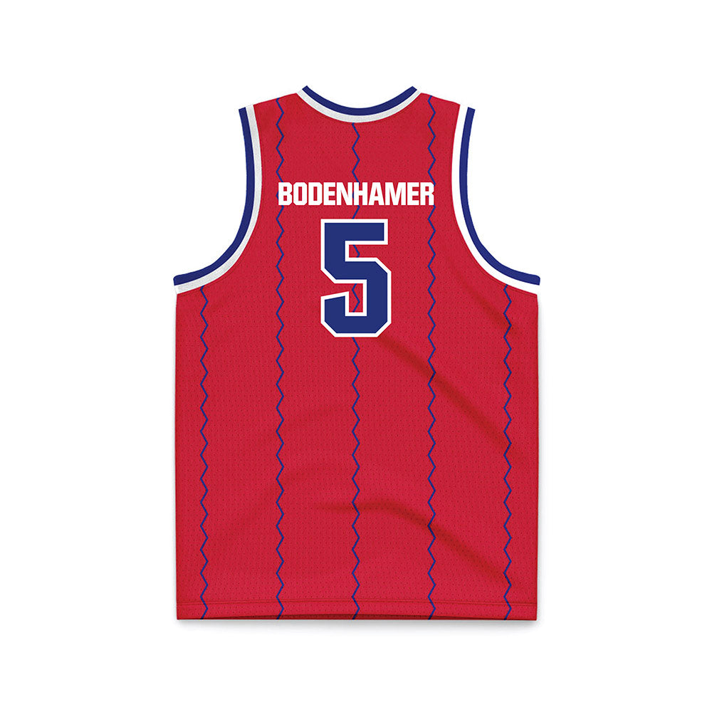 TN State - NCAA Men's Basketball : Maddux Bodenhamer - Red Basketball Jersey-1