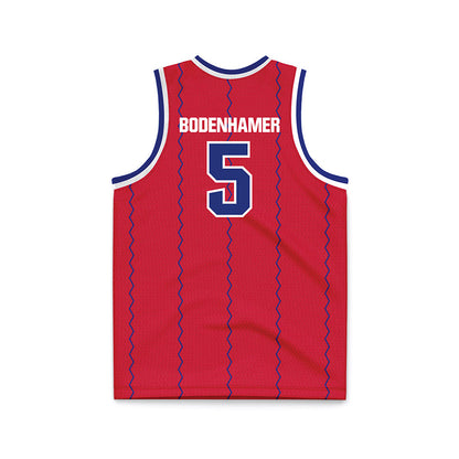 TN State - NCAA Men's Basketball : Maddux Bodenhamer - Red Basketball Jersey-1