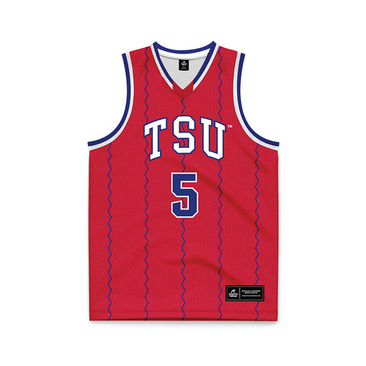 TN State - NCAA Men's Basketball : Maddux Bodenhamer - Red Basketball Jersey-0