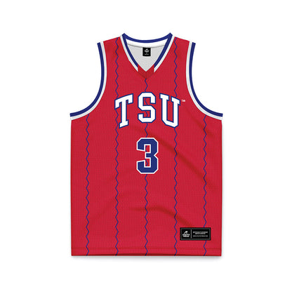TN State - NCAA Men's Basketball : Khalil London - Red Basketball Jersey-0