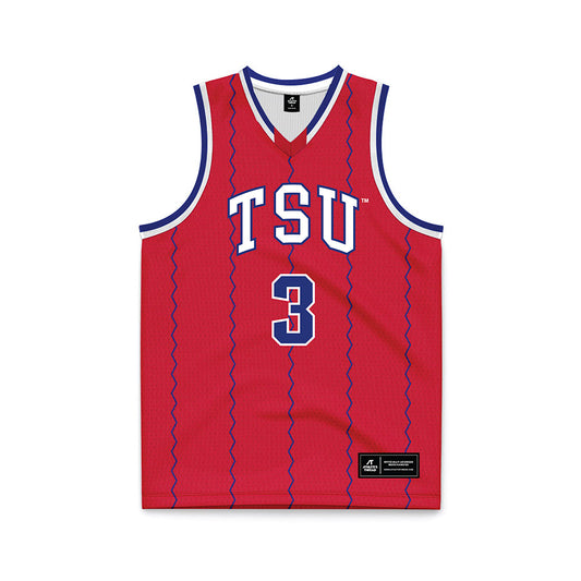 TN State - NCAA Men's Basketball : Khalil London - Red Basketball Jersey-0