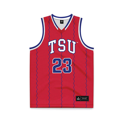TN State - NCAA Men's Basketball : Kavien Jones - Red Basketball Jersey-0