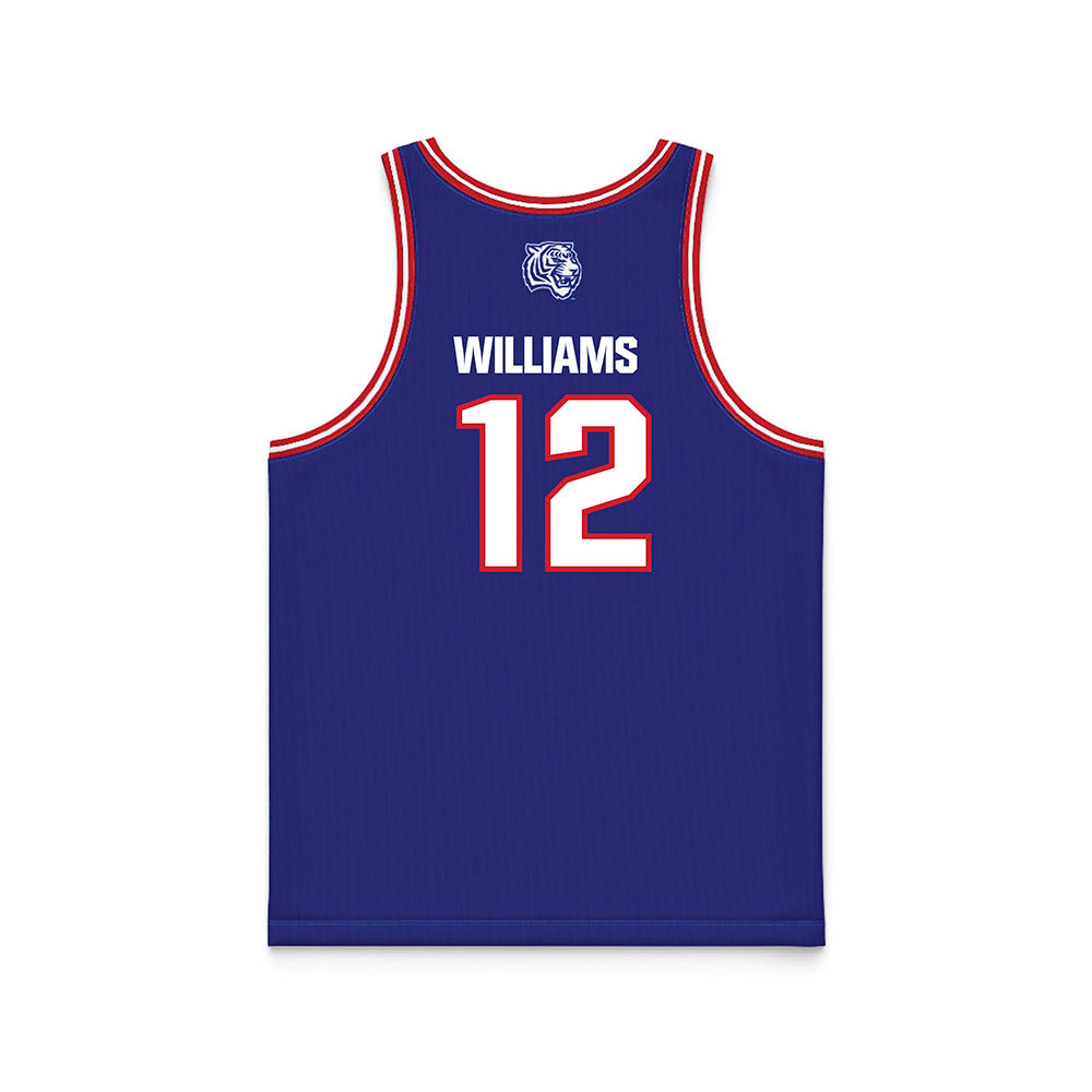 TN State - NCAA Men's Basketball : Carlous Williams - Blue Basketball Jersey-1