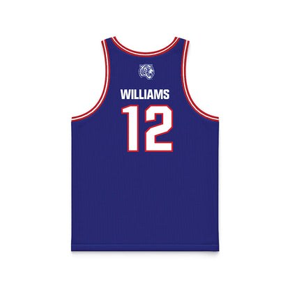 TN State - NCAA Men's Basketball : Carlous Williams - Blue Basketball Jersey-1