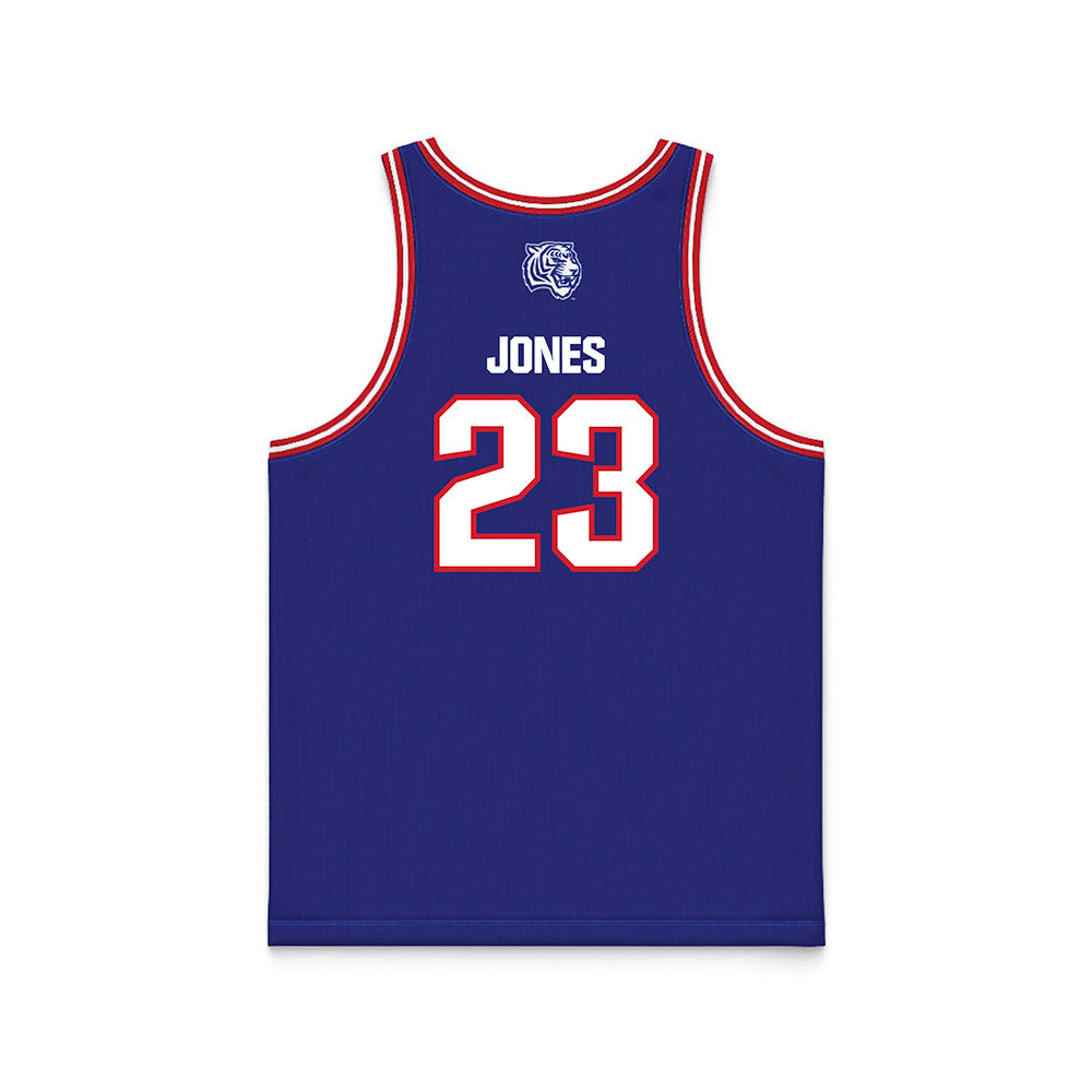 TN State - NCAA Men's Basketball : Kavien Jones - Blue Basketball Jersey-1