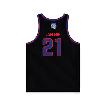 TN State - NCAA Men's Basketball : Jean Yvens Lafleur - Black Basketball Jersey-1