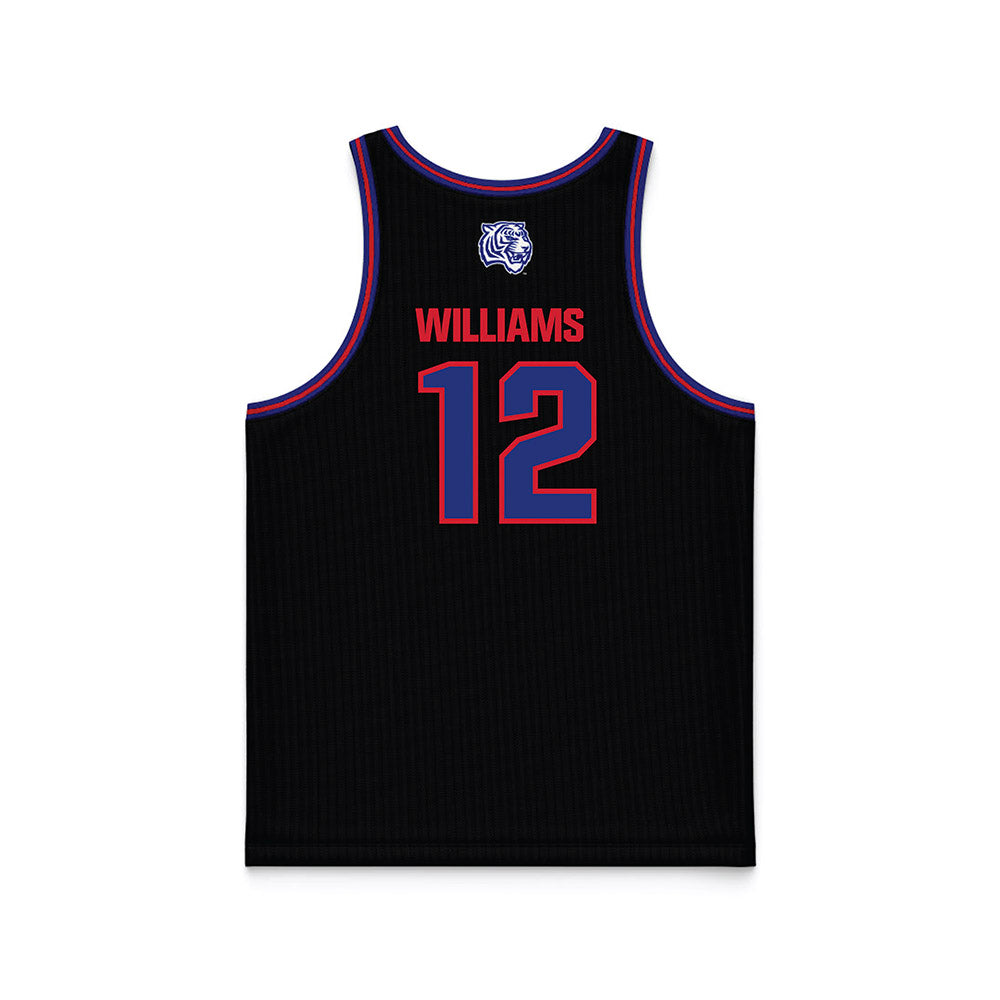 TN State - NCAA Men's Basketball : Carlous Williams - Black Basketball Jersey-1