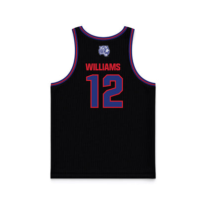 TN State - NCAA Men's Basketball : Carlous Williams - Black Basketball Jersey-1