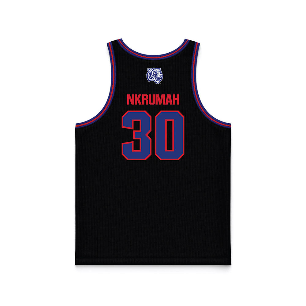 TN State - NCAA Men's Basketball : Aaron Nkrumah - Black Basketball Jersey-1