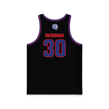 TN State - NCAA Men's Basketball : Aaron Nkrumah - Black Basketball Jersey-1