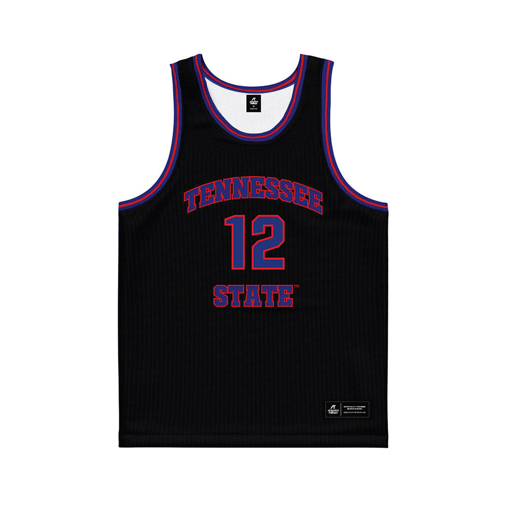 TN State - NCAA Men's Basketball : Carlous Williams - Black Basketball Jersey-0