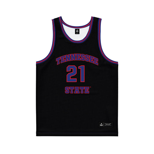 TN State - NCAA Men's Basketball : Jean Yvens Lafleur - Black Basketball Jersey-0