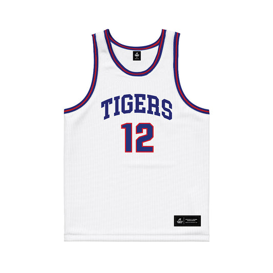 TN State - NCAA Men's Basketball : Carlous Williams - White Basketball Jersey-0
