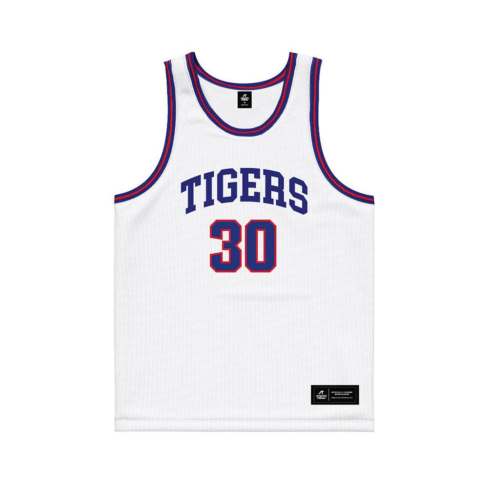 TN State - NCAA Men's Basketball : Aaron Nkrumah - White Basketball Jersey-0