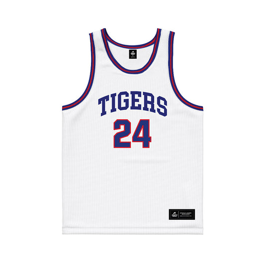 TN State - NCAA Men's Basketball : Joe Ayo - White Basketball Jersey-0