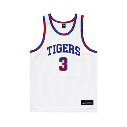 TN State - NCAA Men's Basketball : Khalil London - White Basketball Jersey-0