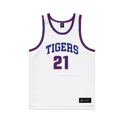 TN State - NCAA Men's Basketball : Jean Yvens Lafleur - White Basketball Jersey-0