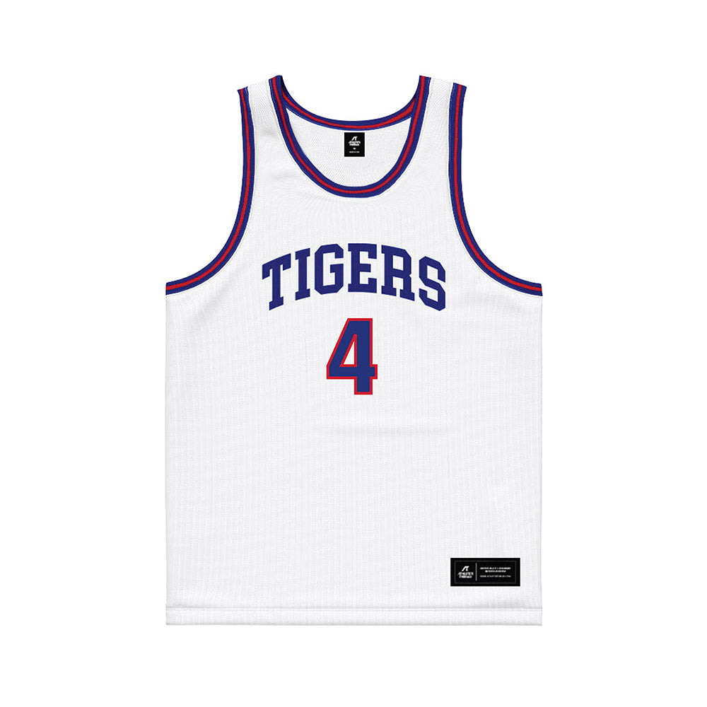 TN State - NCAA Men's Basketball : JC Brooks - White Basketball Jersey-0