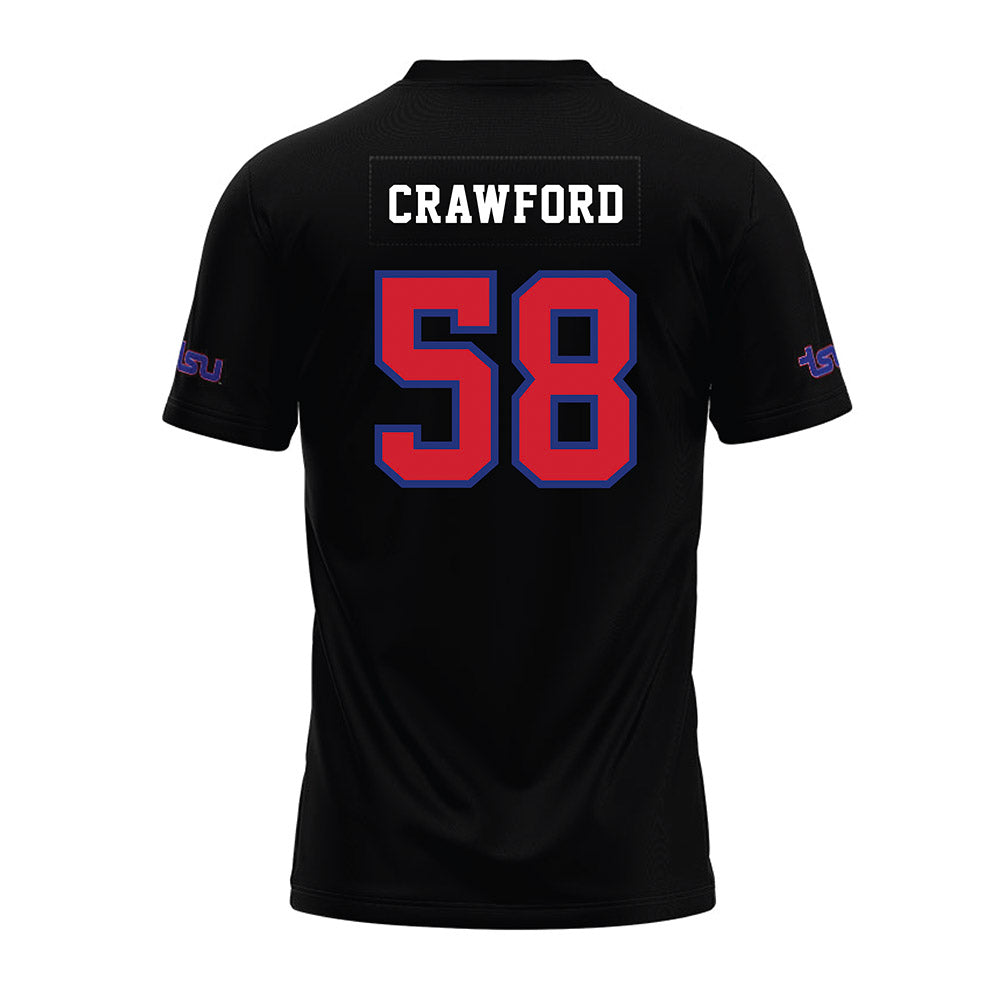 TN State - NCAA Football : Shamar Crawford - Black Premium Football Jersey-1