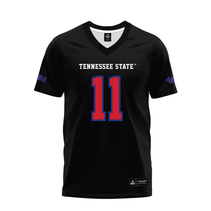 TN State - NCAA Football : Brent Rowe - Black Premium Football Jersey-0