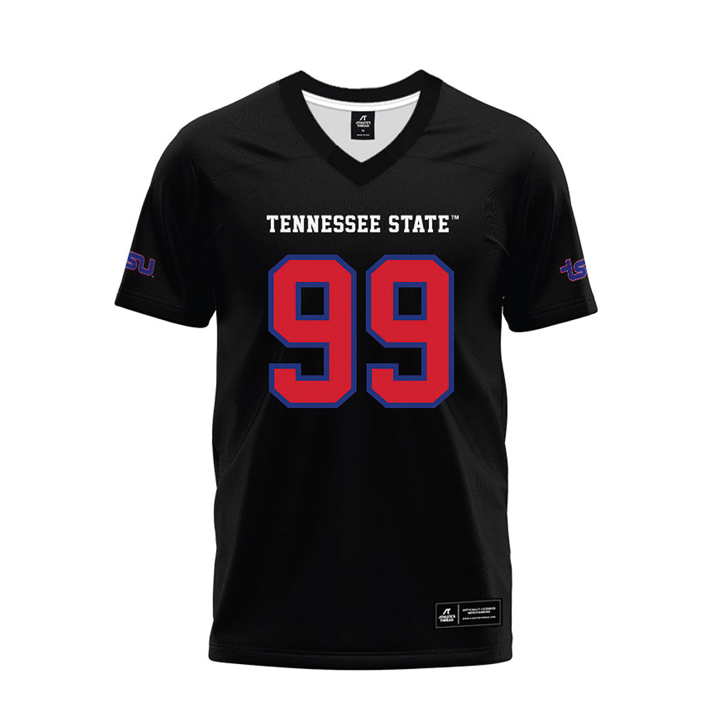 TN State - NCAA Football : Lathun Snipes - Black Premium Football Jersey-0