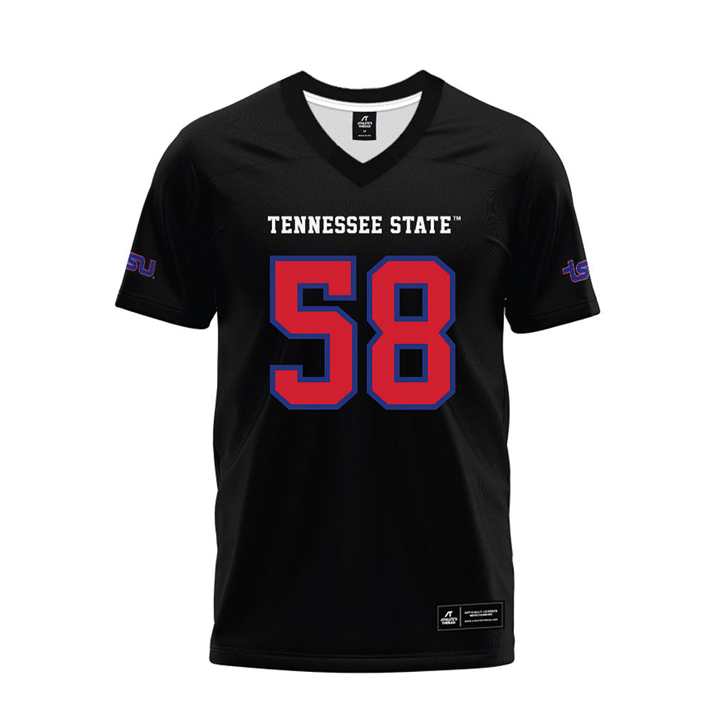 TN State - NCAA Football : Shamar Crawford - Black Premium Football Jersey-0