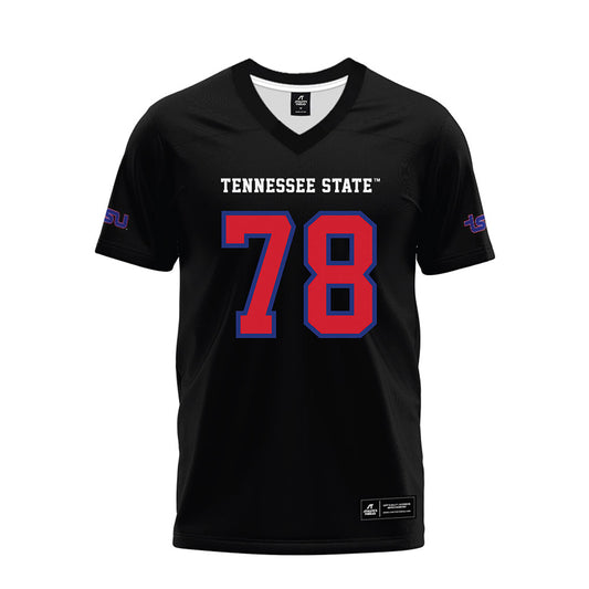 TN State - NCAA Football : Parker Harden - Black Premium Football Jersey-0