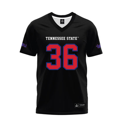 TN State - NCAA Football : Caleb Reid - Black Premium Football Jersey-0