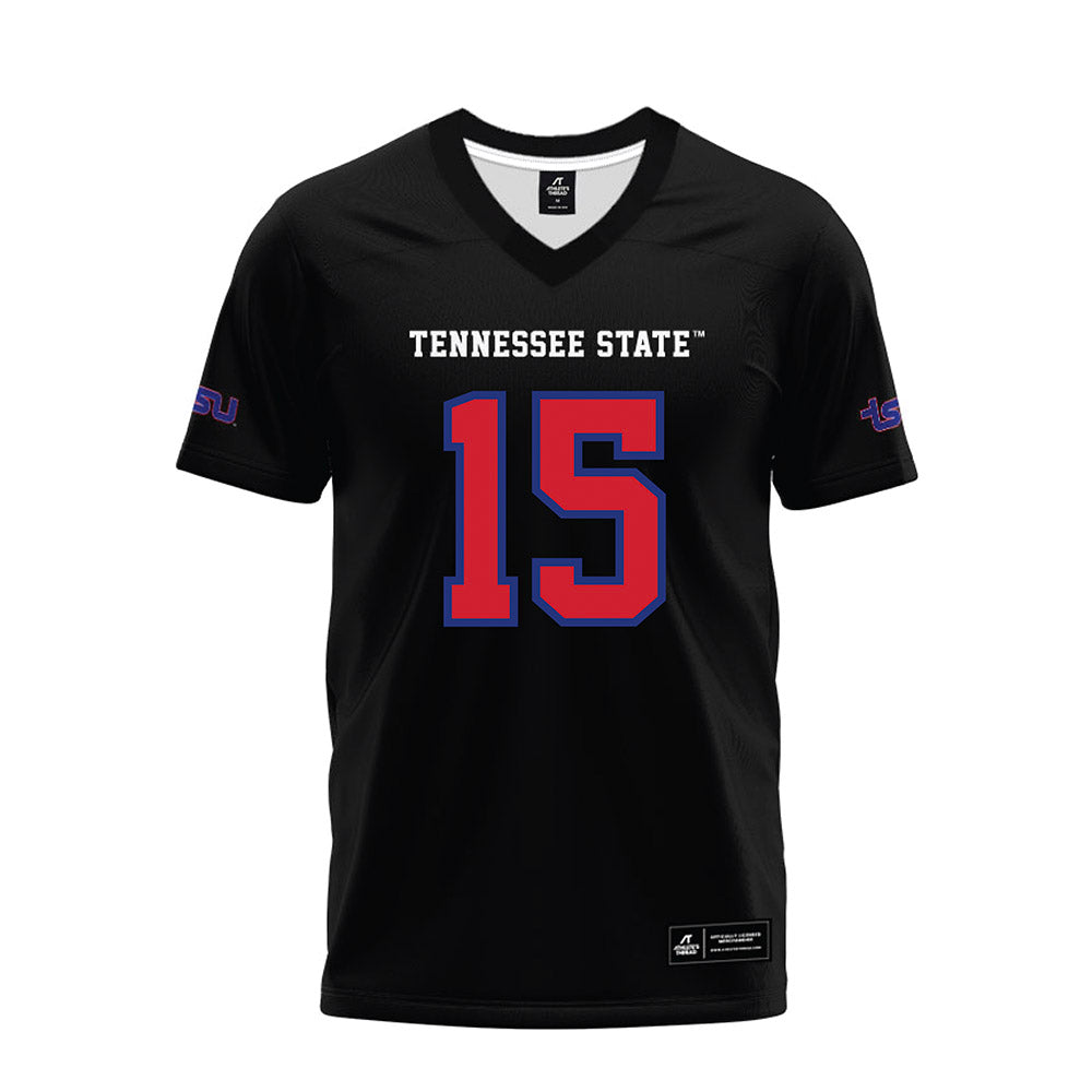 TN State - NCAA Football : Nicholas Cyrus - Black Premium Football Jersey-0