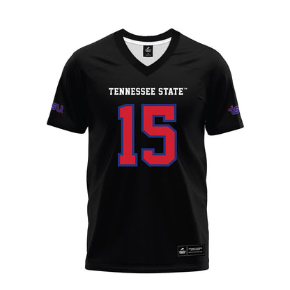 TN State - NCAA Football : Nicholas Cyrus - Black Premium Football Jersey-0