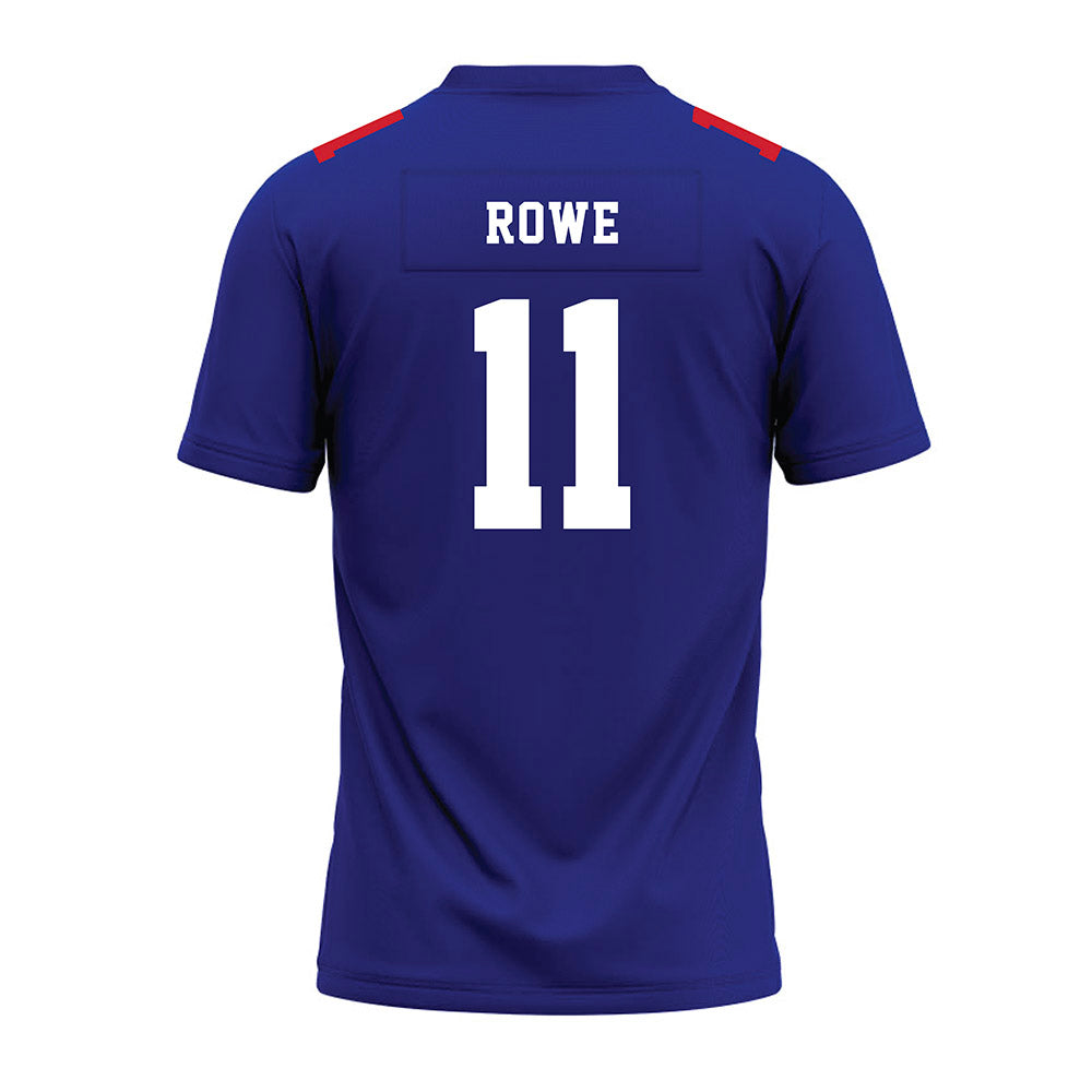 TN State - NCAA Football : Brent Rowe - Blue Premium Football Jersey-1