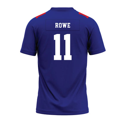 TN State - NCAA Football : Brent Rowe - Blue Premium Football Jersey-1
