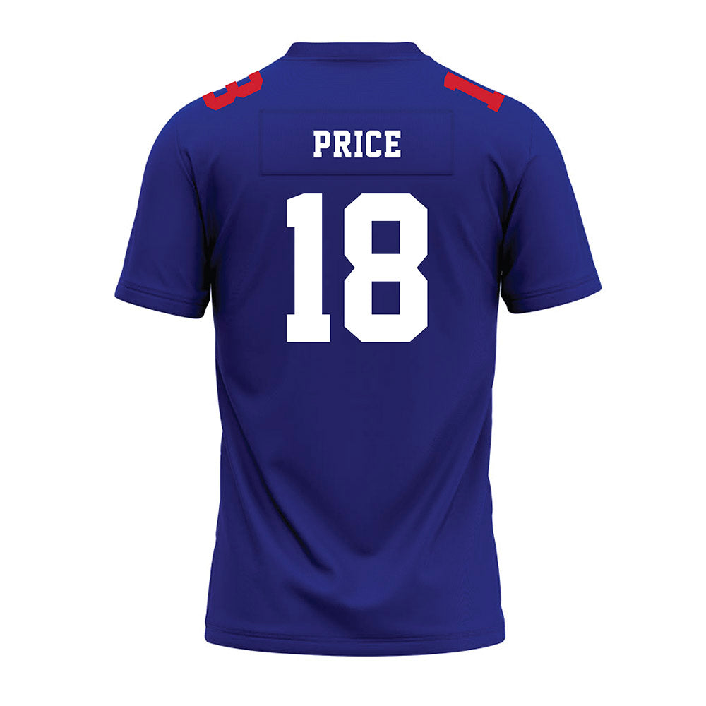 TN State - NCAA Football : Jaylon Price - Blue Premium Football Jersey-1