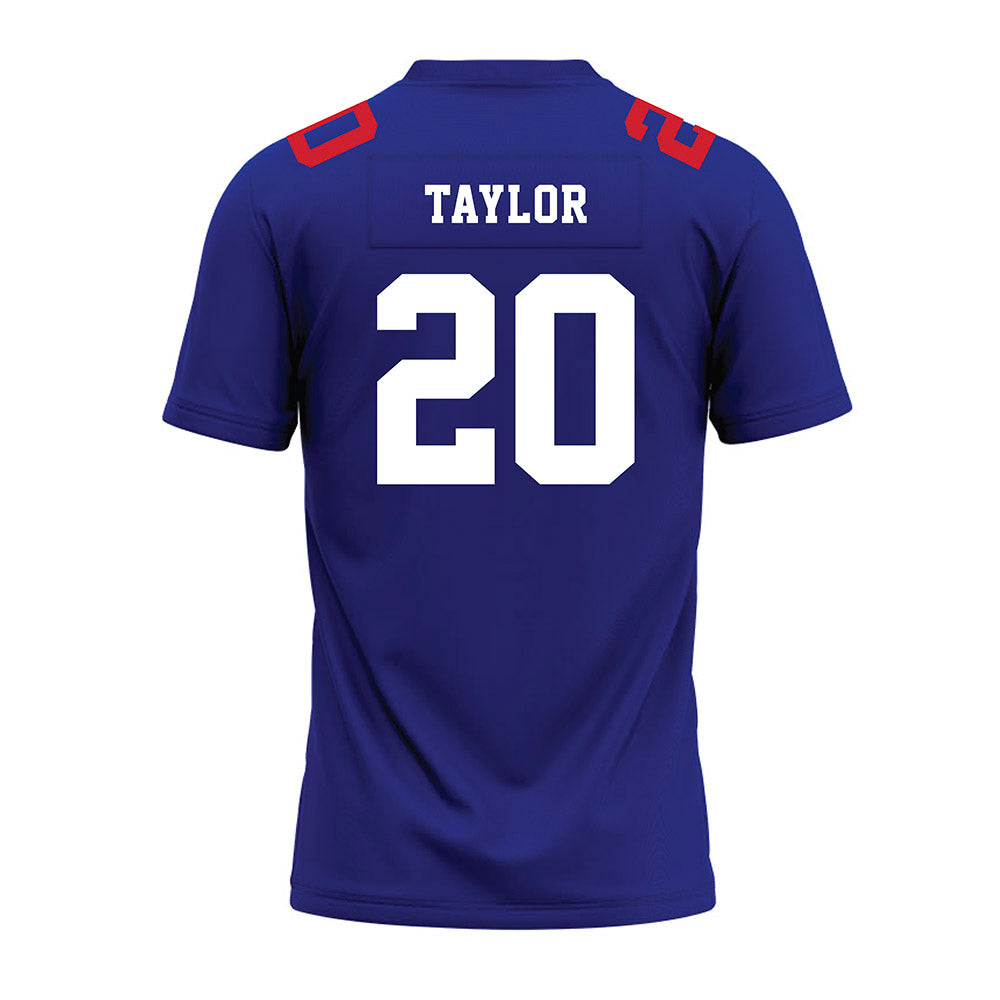TN State - NCAA Football : Anthony Taylor - Blue Premium Football Jersey-1