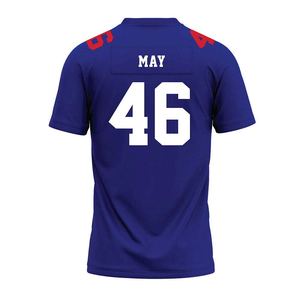 TN State - NCAA Football : Coby May - Blue Premium Football Jersey-1