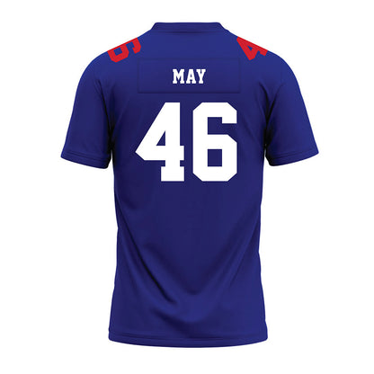 TN State - NCAA Football : Coby May - Blue Premium Football Jersey-1