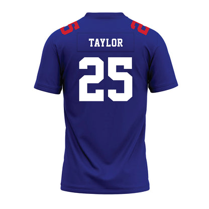 TN State - NCAA Football : Sammy Taylor - Blue Premium Football Jersey-1