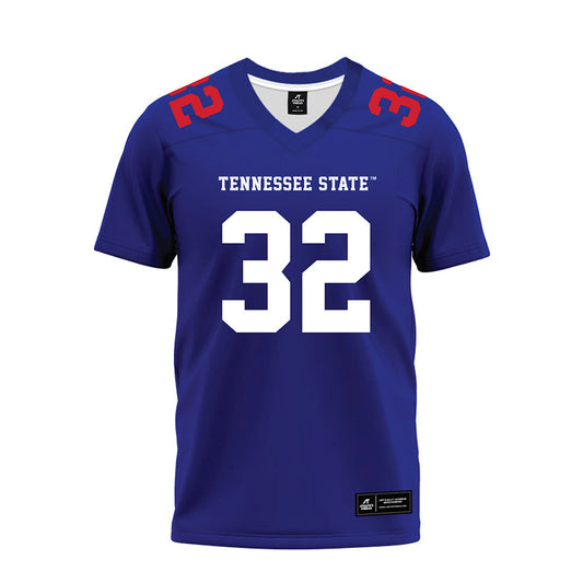 TN State - NCAA Football : Jayden Coleman - Blue Premium Football Jersey-0