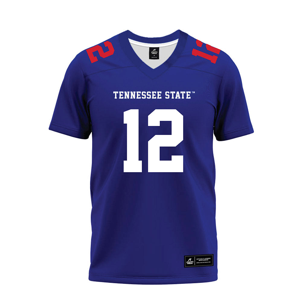 TN State - NCAA Football : Darius Smith - Blue Premium Football Jersey-0