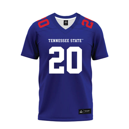 TN State - NCAA Football : Anthony Taylor - Blue Premium Football Jersey-0