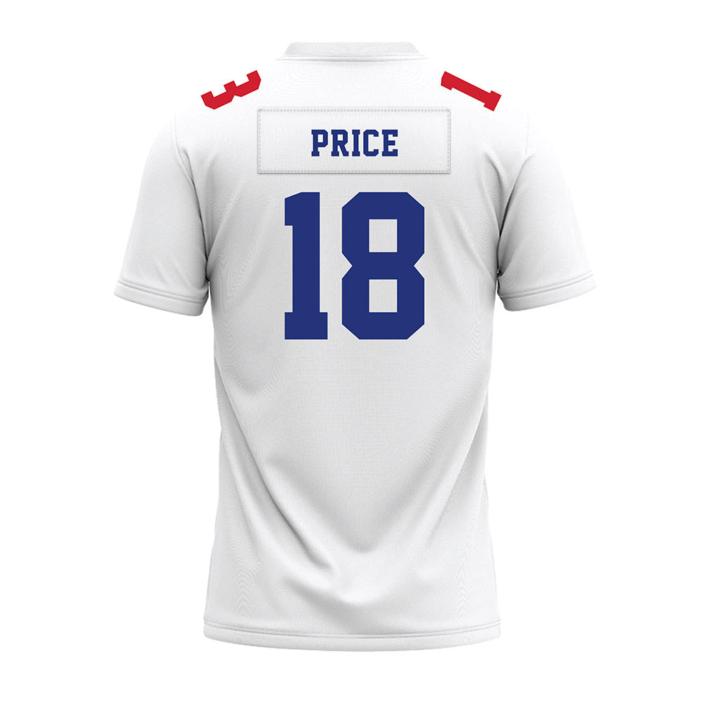 TN State - NCAA Football : Jaylon Price - White Premium Football Jersey-1