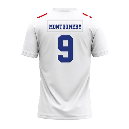 TN State - NCAA Football : Brock Montgomery - White Premium Football Jersey-1